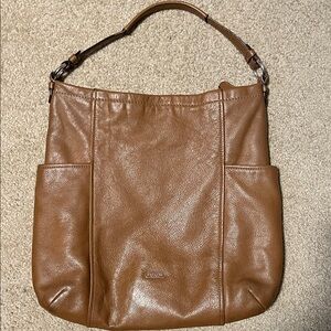 Coach Caramel Leather Shoulder Bag